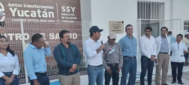 Mauricio Vila cortó el listón de la clínica de salud en Buctzotz