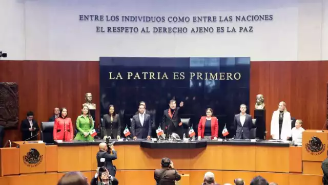 Integrantes del Senado de la República en la LXVI Legislatura