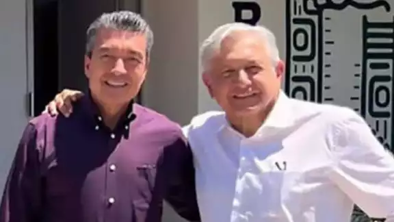 Rutilio Escandón y Andrés Manuel López Obrador