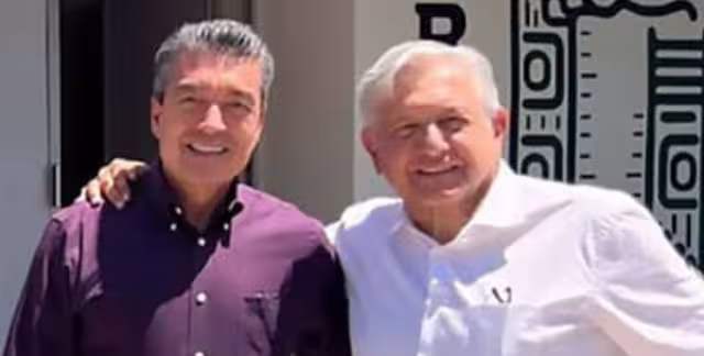 Rutilio Escandón y Andrés Manuel López Obrador