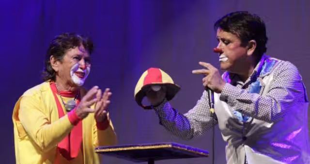 Caramelo durante su show en Mérida