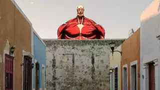 ¿Un titán en Campeche? La única Ciudad Amurallada en México resalta en promocional de Crunchyroll      
