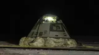 Cápsula Starliner de la NASA aterriza en Nuevo México, Estados Unidos