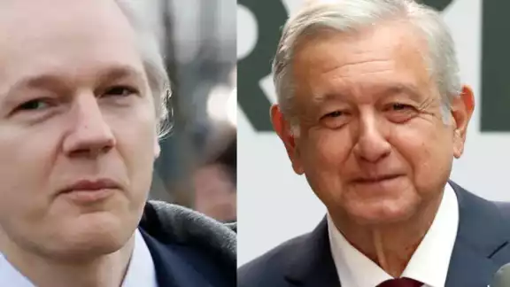 López Obrador celebra la salida de Assange de la cárcel López Obrador celebra la salida de Assange de la cárcel