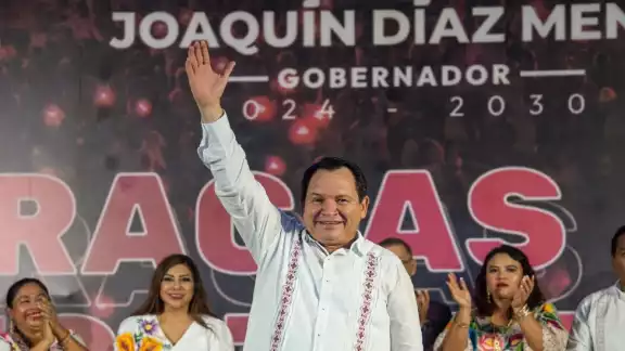Joaquín Díaz Mena, futuro gobernador de Yucatán