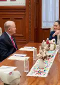 Sheinbaum se reunió con el embajador Ronald Johnson y una delegación del Congreso de Estados Unidos