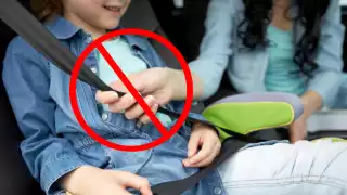 ¿Llevas a tu hijo en el asiento delantero? Esta es la multa que pagarías en Campeche