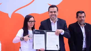 Jorge Álvarez Máynez busca liderar Movimiento Ciudadano y registra candidatura para coordinar al partido