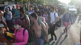 Nueva caravana migrante parte de Tapachula rumbo a Estados Unidos