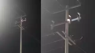 Riesgo en la feria de Escárcega: Cables con fuego alarman a visitantes