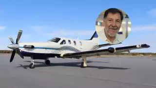 Gerardo Fernández Noroña, realiza gira a Coahuila volando en jet privado