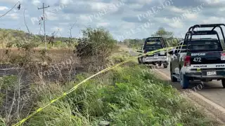Macabro hallazgo de hombre calcinado junto a la carretera de Hopelchén
