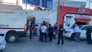 Mujer resulta lesionada en el brazo tras ser atropellada por un motociclista en Campeche