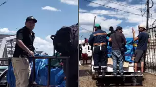 Yulay lleva ayuda a los damnificados en Poza Rica, Veracruz