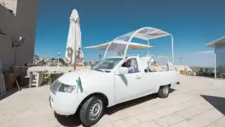 Última voluntad del Papa Francisco fue donar su papamóvil para ayudar a niños en Gaza