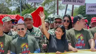 Delcy Rodríguez advierte a EU: “Aléjense de Venezuela y resuelvan sus problemas internos”