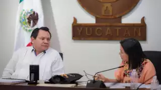 El gobernador Joaquín Díaz Mena se reunió con la Secretaría de la Cultura y las Artes, Patricia Martín Briceño, para revisar los logros de este año