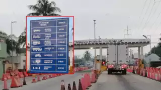 Golpe a transportistas y pobladores: Puente La Unidad en Carmen sube tarifas sin previo aviso  