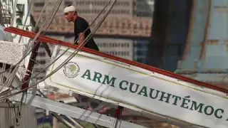 Regresan a México 180 cadetes del buque Cuauhtémoc tras incidente en Nueva York; otros 97 siguen bajo evaluación