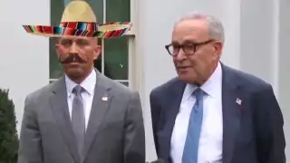 Trump se burla de Hakeem Jeffries con video hecho con IA en medio del riesgo de cierre del Gobierno