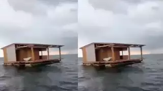 ¿Dónde estaba El Atracadero? Encuentran restaurante flotante a cientos de kilómetros de Veracruz; se fue durante las inundaciones