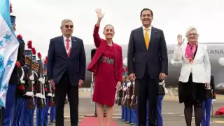 Claudia Sheinbaum llega a Tegucigalpa para participar en la IX Cumbre de la CELAC