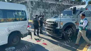 Camión de valores choca con vehículo del penal de Kobén en Campeche; sin heridos