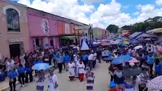 Inician festejos de la Virgen de la Asunción en Dzitbalché