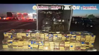 Caen 700 kg de cocaína en Sonora: Guardia Nacional captura a operador del Cártel del Pacífico con droga oculta en café