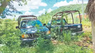  Policías de Tenabo se quejan por falta de vehículos   