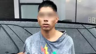 Detienen a joven que intentó huir tras haber sido detenido por robo en plaza comercial del norte de Mérida