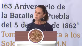 Presidenta Sheinbaum conmemora la Batalla de Puebla y defiende la soberanía: “México será siempre libre e independiente”