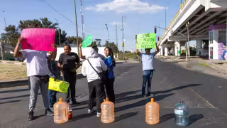 Bloqueo en la Autopista México‑Pachuca: movilización de piperos y ejidatarios causa caos y SICT pide precaución