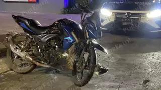 Motociclista lesionado tras choque por conductor que no respetó el alto en Campeche