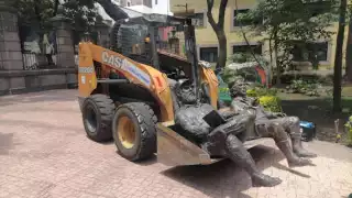 Retiro de estatuas de Fidel Castro y Che Guevara desata choque político en CDMX entre Rojo de la Vega y Citlalli Hernández