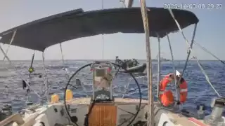 Embajador Mauricio Escanero visita a los seis mexicanos detenidos en Israel por la Flotilla Global Sumud