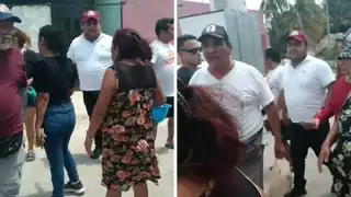 Pobladores de Kobén, Campeche "corretean" a su diputado por grosero 