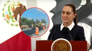Sheinbaum beneficia a Campeche con trenes de pavimentación: Mejorarán 37 km de carreteras este 2025       