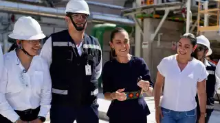 Claudia Sheinbaum supervisa nueva fase de central eléctrica en Manzanillo y celebra el impulso de la CFE