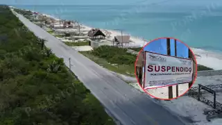 En venta y abandonadas: Así lucen las construcciones clausuradas por PROFEPA a la orilla del mar en Carmen