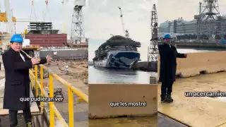 Gobernador de Yucatán realiza visita al Astillero de Monfalcone en Italia 