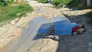 "De mal en peor", vecinos de Candelaria piden reparación de calle