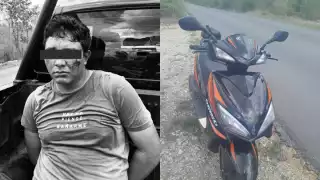 Detienen en Umán a un hombre que conducía una motocicleta con reporte de robo  