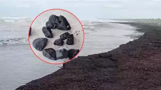 Reportan arribo de grumos de petróleo en costas de Campeche y Tabasco; culpan a Pemex 