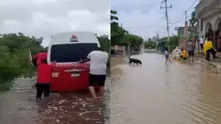 Inundaciones en Isla Arena complican evacuación por Huracán Milton