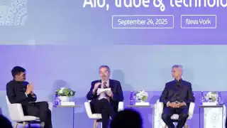 Juan Ramón de la Fuente presenta el Plan México ante líderes globales en la ONU