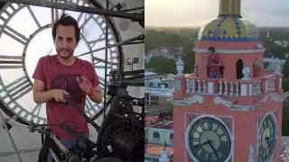 Así es por dentro el histórico reloj del Palacio Municipal de Mérida