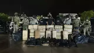 Cae célula criminal en Tabasco con más de 600 kilos de mariguana y miles de dosis de droga