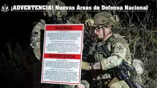 Estados Unidos declara zonas de su frontera con México como áreas militares restringidas