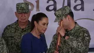 Sheinbaum encabeza destrucción masiva de armas en la Basílica de Guadalupe por el Día Internacional contra la Violencia: EN VIVO